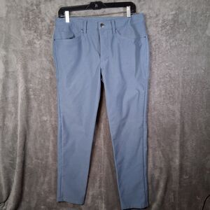 Lululemon ABC Pants Mens 32 Inseam 30 Stretch Canvas Blue Sl8m Fit